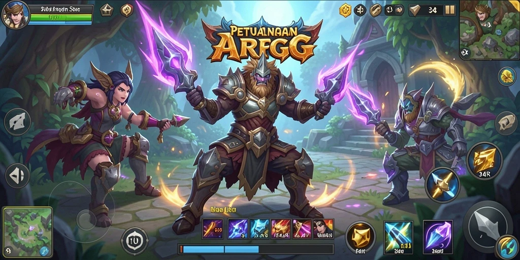 Tampilan gameplay mendebarkan di dunia 34R.