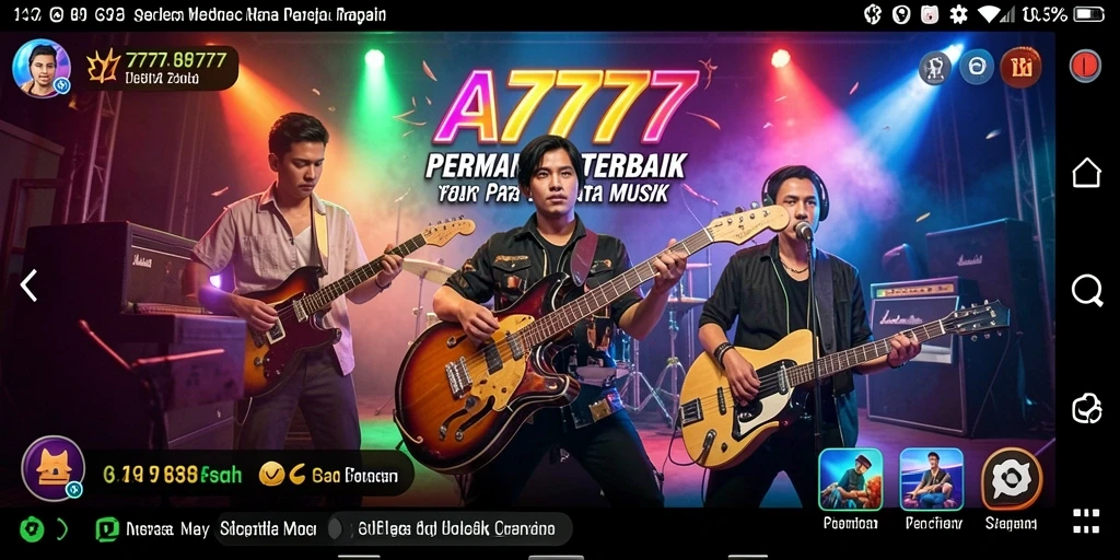 Tampilan menarik dari gameplay A7777 yang penuh warna.