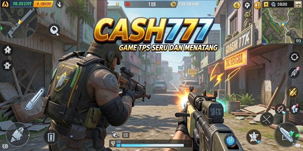 Screenshot utama menunjukkan pertempuran intens dalam <strong>CASH777</strong>.