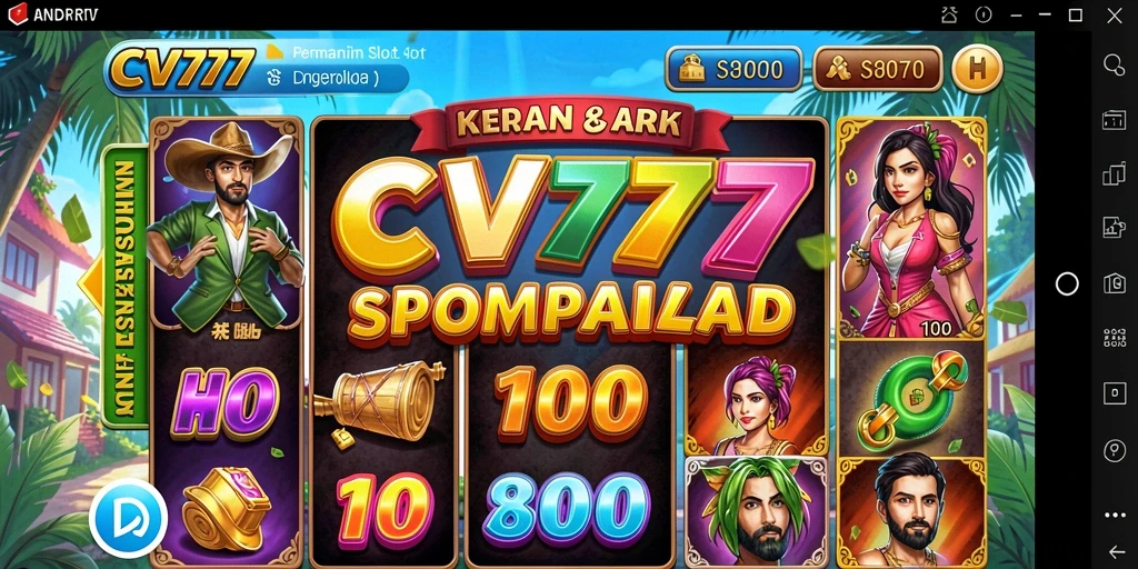 Tangkapan layar gameplay Slot CV777 yang menarik dan interaktif.