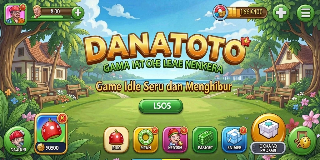 Screenshot menampilkan gameplay seru dalam DANATOTO.