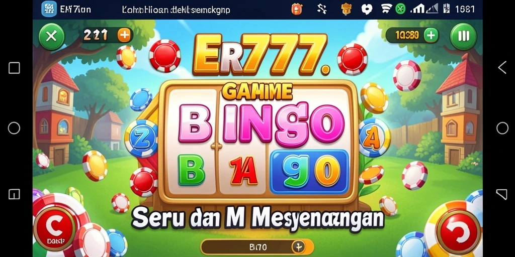 Tampilan gameplay Bingo yang menarik dan interaktif.
