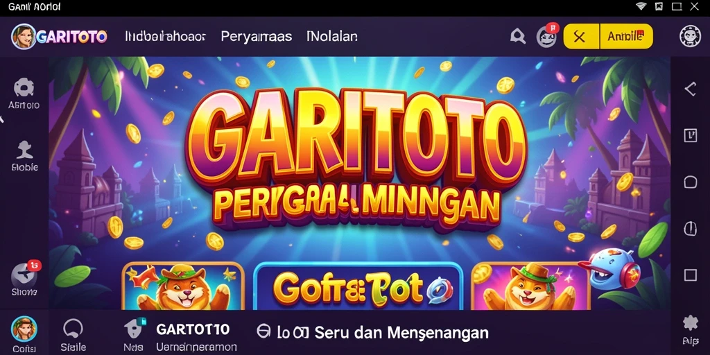 Tampilan menarik dari gameplay GARITOTO yang penuh warna.