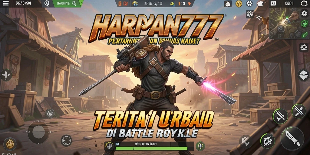Tampilan gameplay yang intens dalam HARAPAN777 dengan pertarungan seru.