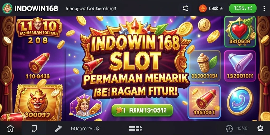 Tampilan gameplay menarik dari Slot INDOWIN168.