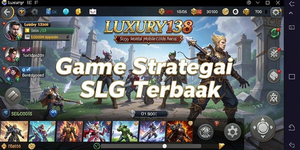 Screenshot gameplay LUXURY138 yang menampilkan aksi pertempuran seru.