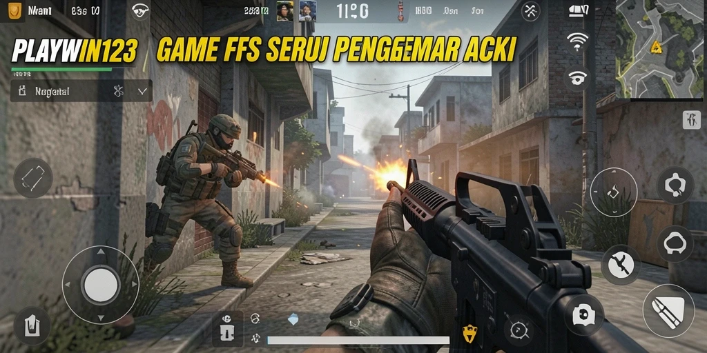 Tampilan gameplay intens di PLAYWIN123 dengan aksi tembak-menembak yang mendebarkan.