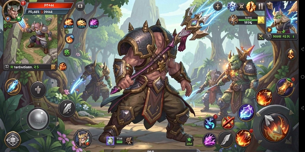 Tampilan gameplay PP444 yang seru dan mendebarkan dalam genre ARPG.