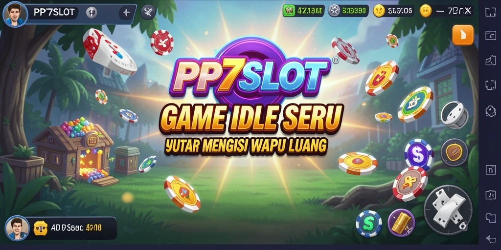 Tampilan gameplay PP7SLOT yang menarik dengan elemen Idle.
