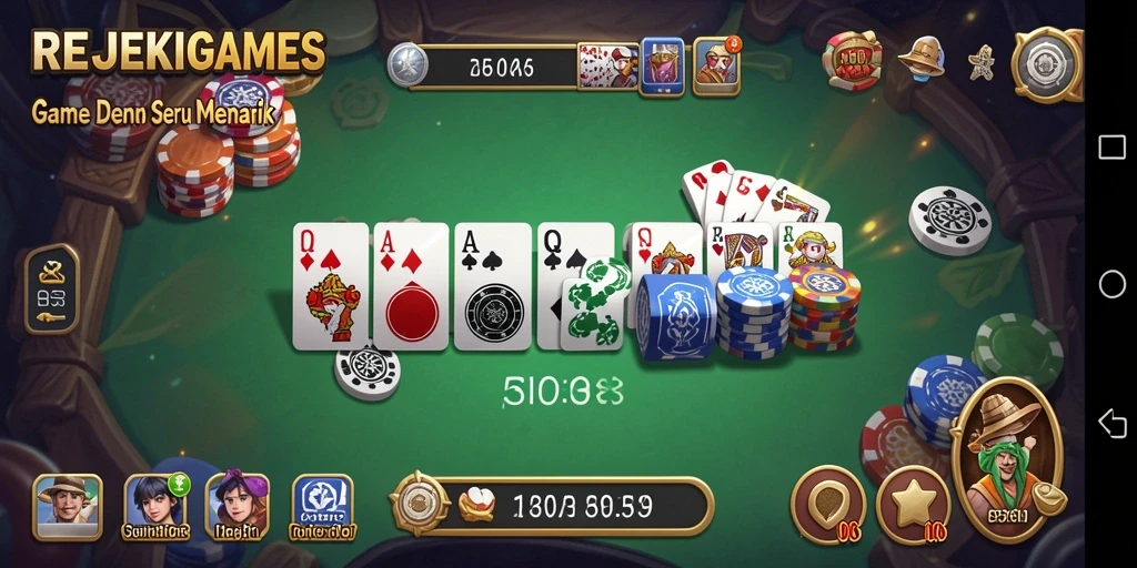 Tampilan gameplay menarik dari REJEKIGAMES yang memukau visual.