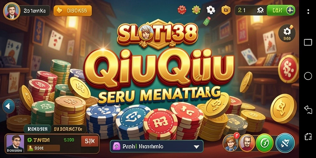 Screenshot utama SLOT138 menampilkan aksi seru permainan QiuQiu.