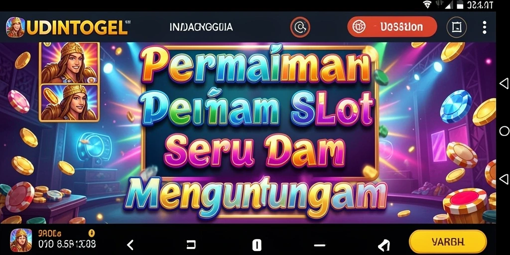 Tampilan gameplay seru dan menarik dari UDINTOGEL.