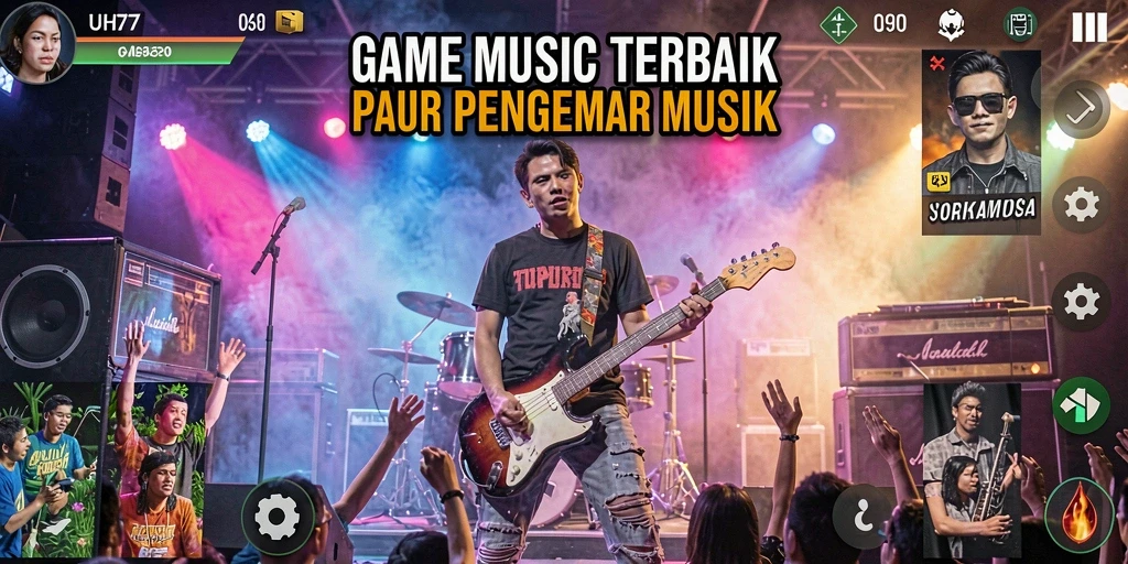 Tampilan gameplay UH77 yang interaktif dan menyenangkan.