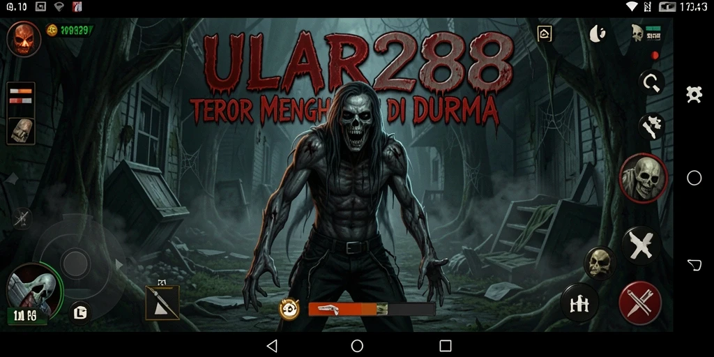 Tangkapan layar gameplay ULAR288 yang mencekam dan penuh ketegangan.