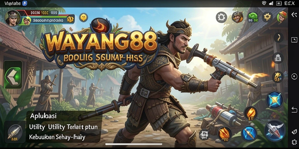 Tampilan utama WAYANG88 dengan fitur Utility yang lengkap.